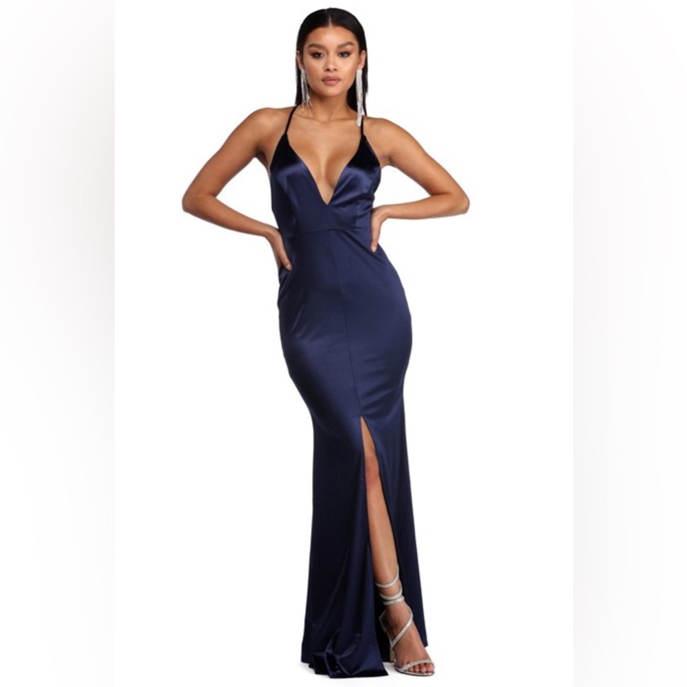 Windsor Navy Formal Prom Dress